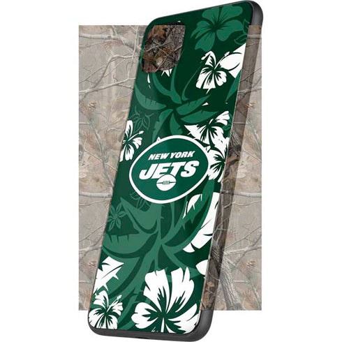NFL New York Jets Tropical Print Google Pixel 4 XL Skin